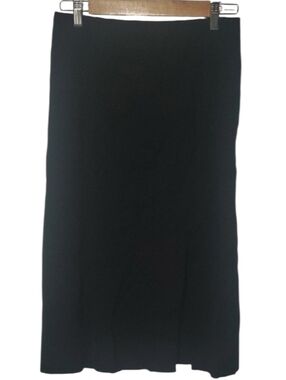 Lacoste Live L!VE Black Long Midi Pencil Skirt for Work Womens Size 40